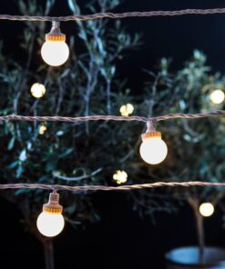 Location lampes guirlande LED blanche guinguette 5M