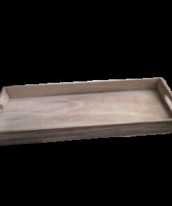 Location plateau rectangulaire en bois naturel