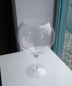 LOCATION vase boule sur pied bonbonnière