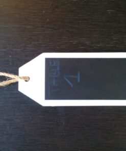 LOCATION ardoise noir contour bois blanc numéro de table bouteille