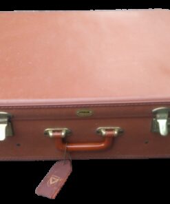 Location valise vintage marron deco mariage