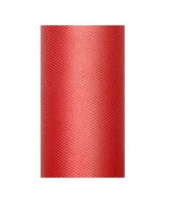 Tulle rouge mariage 15 cm 9M