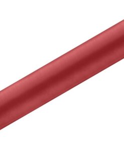 Tissu satin rouge 36cm 9M chemin de table