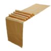 Tissu satin doré 36cm 9M chemin de table