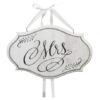 location 2 deco de chaise mariage Mr Mrs