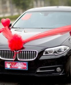 Tulle mariage rouge 30 cm 9M