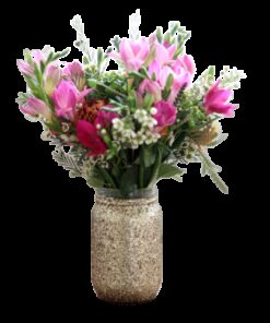 Location vase Mason Jar paillettes or glitter