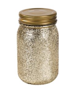 Location vase Mason Jar paillettes or glitter
