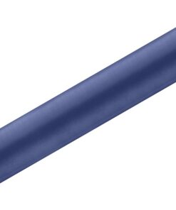Tissu satin bleu marine 36cm 9M chemin de table