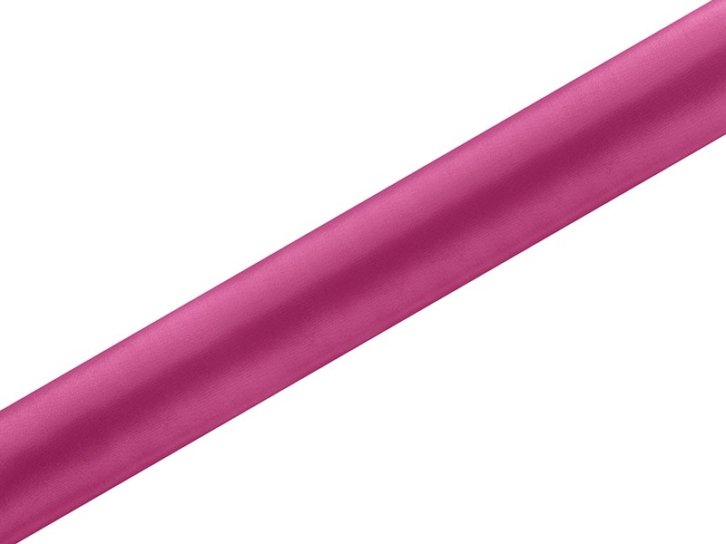 Tissu satin fuchsia 36cm 9M chemin de table Tissu satin fuchsia 36cm 9M chemin de table