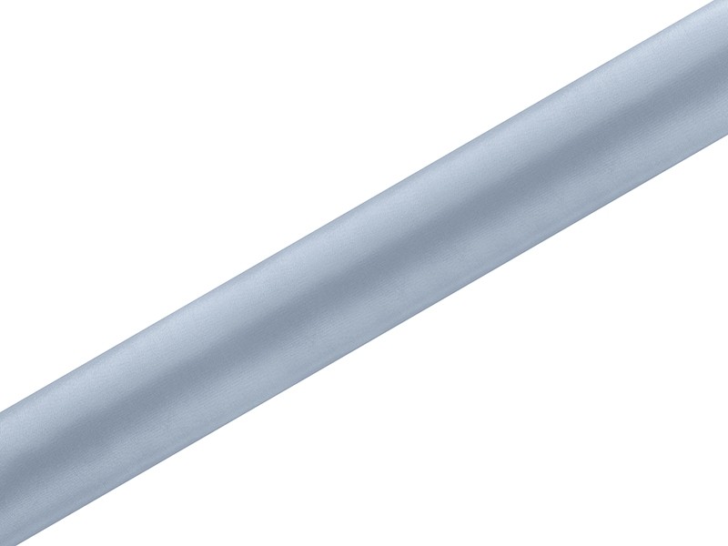 Tissu satin bleu clair 36cm 9M chemin de table misty blue Tissu satin bleu clair 36cm 9M chemin de table misty blue