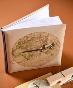 Le livre d'or mariage voyage vintage avion