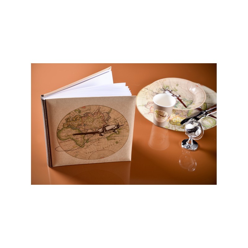 Le livre d'or mariage voyage vintage avion Le livre d'or mariage voyage vintage avion