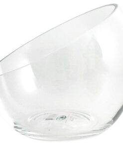 LOCATION vase coupelle oblique D18cm H17cm