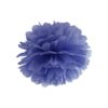 Le pompon en papier bleu marine 35cm