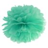 Le pompon en papier vert menthe 35cm