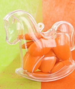 Bonbonnière dragées cheval à bascule