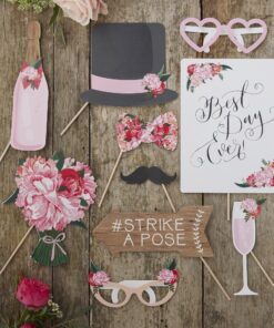 Pack photobooth mariage bohème fleurs