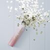 Mini canon à confettis mariage or 15 cm