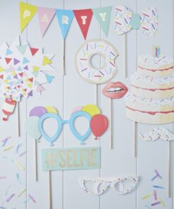 Kit Photobooth anniversaire selfie birthday