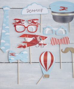 Kit Photobooth avion petit aviateur