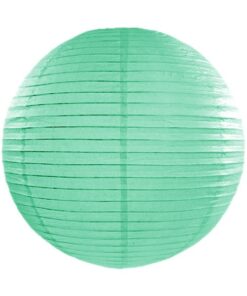 1 lanterne japonaise en papier vert menthe 35 cm