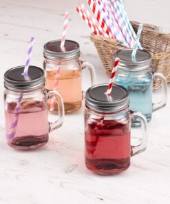 Verre contenant mason jars chope en verre