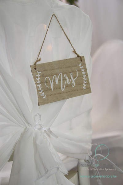 2 pancartes en bois Mr & Mrs mariage dos chaise 2 pancartes en bois Mr & Mrs mariage dos chaise