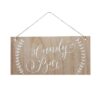 La pancarte candy bar en bois