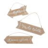 3 flèches signalétiques mariage et fêtes