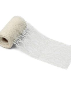 Ruban dentelle ivoire 10cm chemin de table 10M