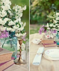 Location vieux livres anciens mariage vintage voyage