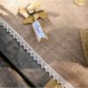 Chemin de table toile de jute dentelle 5M 28cm