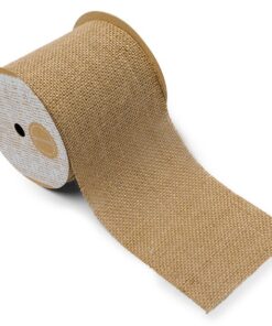 Bobine ruban toile de jute naturelle 10cm 5M