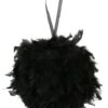 Location boule de plumes 30 cm NOIR