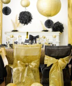 Location boule de plumes 30 cm NOIR