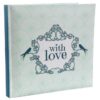 Livre d'or vintage vert menthe With Love Album photos