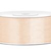 Ruban de satin large 25mm ivoire 25M