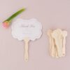 25 bâtonnets en bois porte carte cérémonie mariage