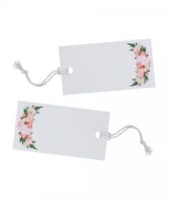 10 étiquettes américaines motif floral boho