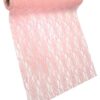 Chemin de table dentelle ruban rose 30cm 5M