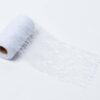 Ruban de dentelle blanche 10cm large rouleau 10M