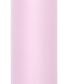 Tulle mariage rose très clair 15cm (9M)