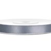 Ruban de satin 6mm gris argent