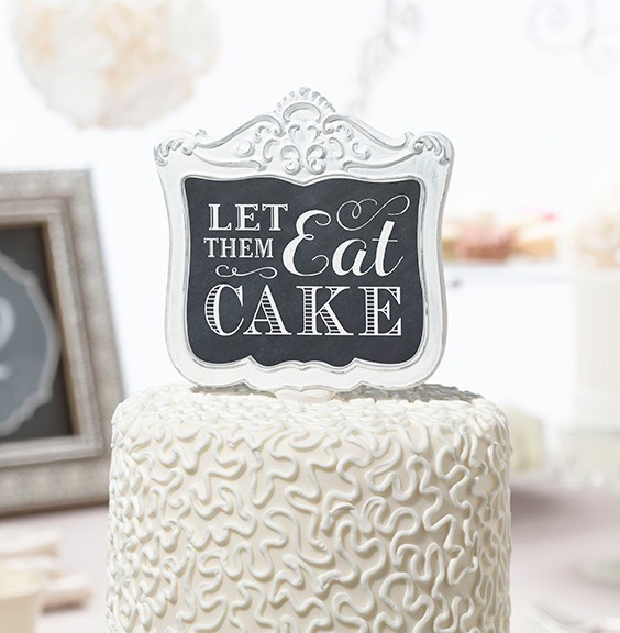 Cake topper origina mariagel "Let them eat cake" Cake topper origina mariagel "Let them eat cake"