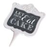 Cake topper origina mariagel "Let them eat cake"