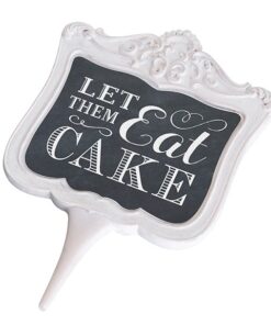 Cake topper origina mariagel "Let them eat cake"