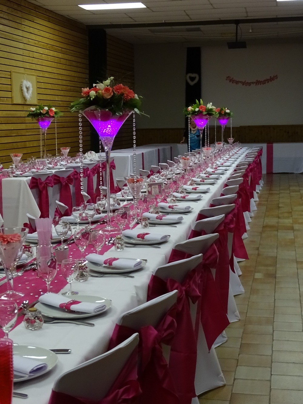 Location noeuds de chaise rose fuchsia tissu satin Location noeuds de chaise rose fuchsia tissu satin