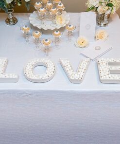 LOCATION lettres LOVE plateau porcelaine