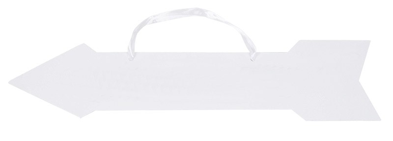 5 flèches signalétiques blanches à personnaliser 5 flèches signalétiques blanches à personnaliser